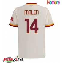 Camiseta AS Roma Donyell Malen #14 Visitante Equipación 2026-27 manga corta